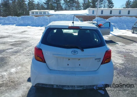 2015 Toyota Yaris Le из США, поврежденный, VIN VNKKTUD35FA018564